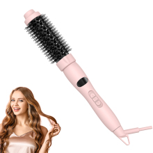 Ceramic Tourmaline Hot Brush Curling Iron Comb