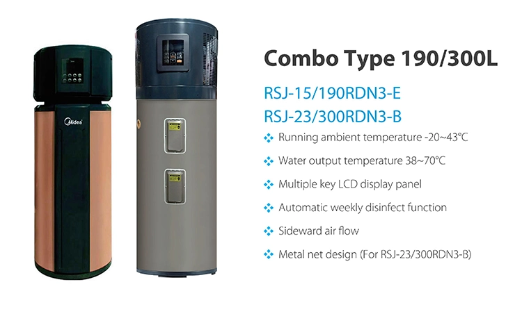 Midea New Revolution Tankless Integrated Air Source Water Heater with High Efficient