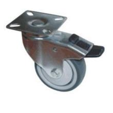 w03PQ-100mm 3 inch Swivel Rubber Wheel Castors