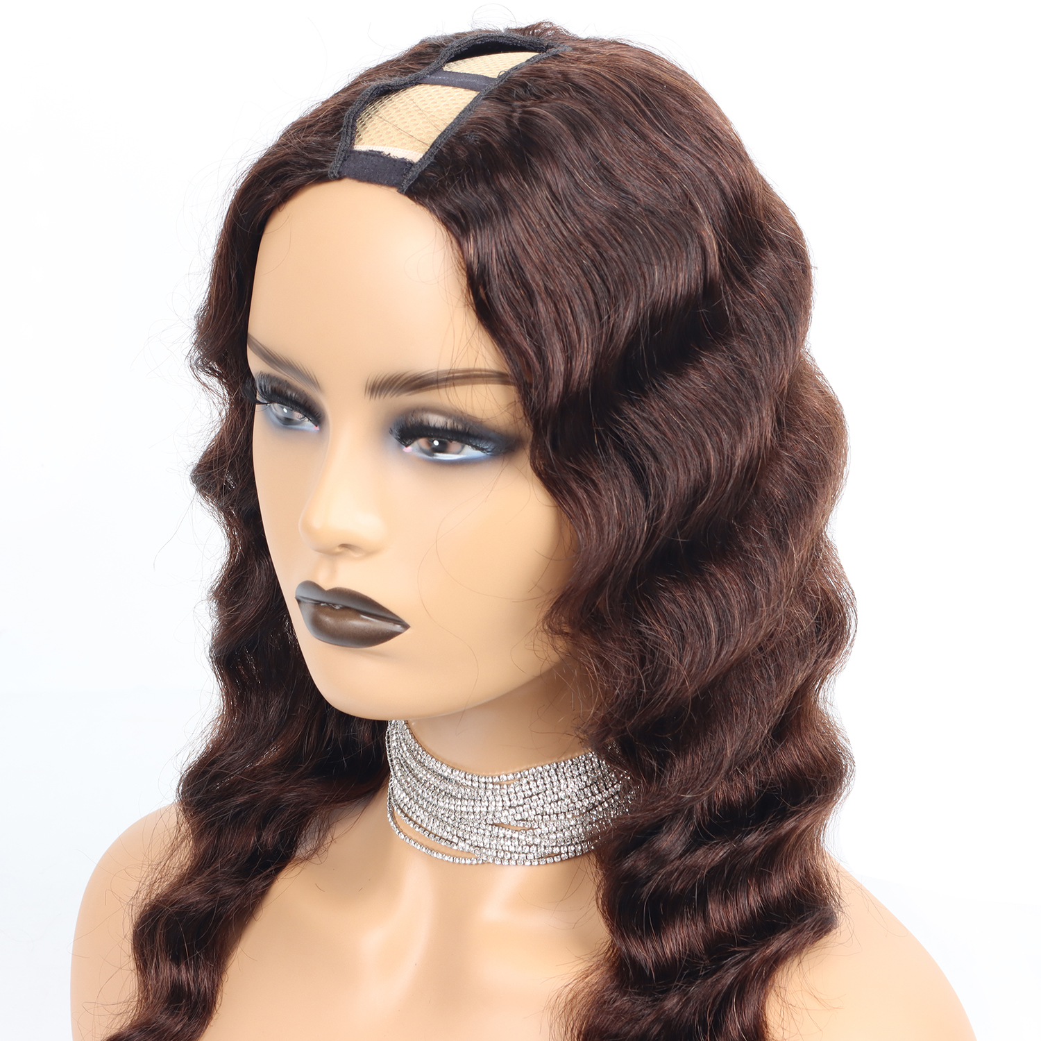 Wholesale 100% unprocessed remy Cuticle Aligned Raw Virgin u part wig human hair ,glueless wigs for black women