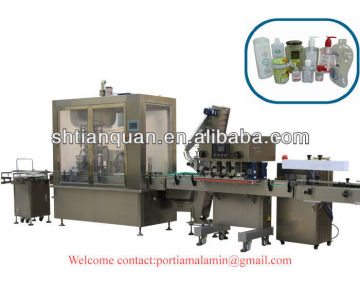 Bottle filling packing line