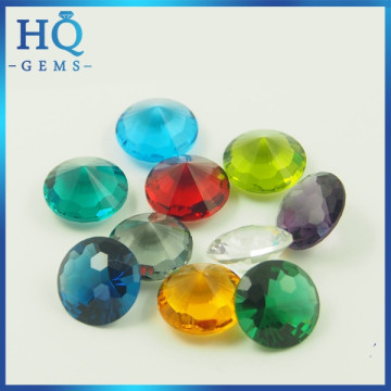 Fancy Cut Decorative Colored Glass Stones