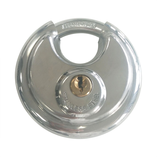 Safe Round Stainless Steel Disc Door Padlock