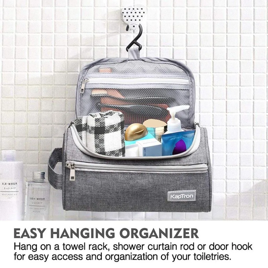 Travel Toiletry Bag Small Portable Hanging Cosmetic Organizer
