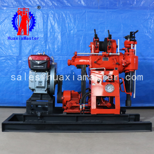 XY-100 hydraulic core drilling rig geological 100m drilling rig light weight, strong decomposition