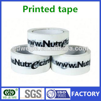 made in china printed tape with logo/printed packing tape china factory