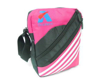 Fashion Nylon sports Bags With Red / Black Pvc Bags For Gym