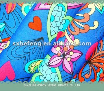 32s printed stretch cotton sateen fabric printed cotton stretch