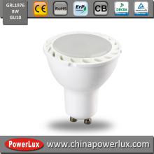 Hot SMD led spot light New ce 8w GU10 Aluminium plastic led profile spotlight