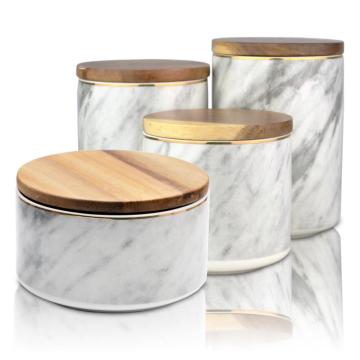 Luxury Marble Simulation Surface Scented Candles In Bulk