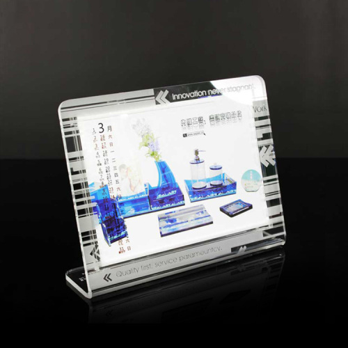 Wholesale Custom Clear Acrylic Calendar Stand Holder