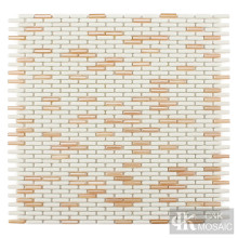 Gold Mix Mini Stick Glass Mosaic Tiles
