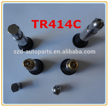 Tubeless Tire Valves TR414C,Chromed Straight Type