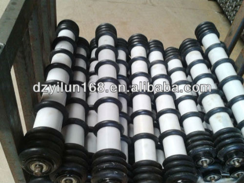 Sleeve conveyor roller comb idler