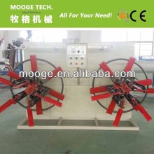 Plastic pipe winding machine