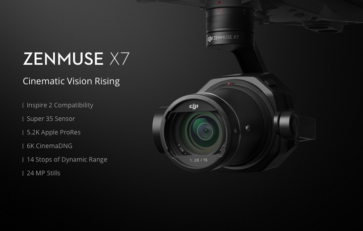Zenmuse X7 DL/DL-S Lens Set for DJI ZENMUSE X7 camera INSPIRE 2 PARTS