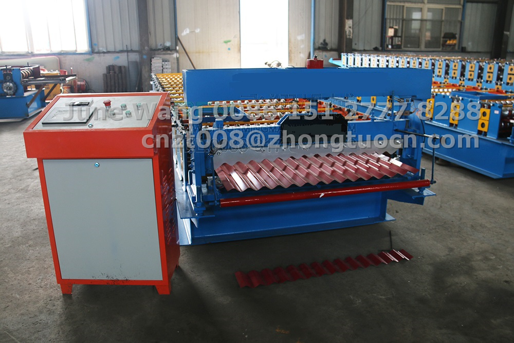 corrugated iron roofing sheet roll forming machine