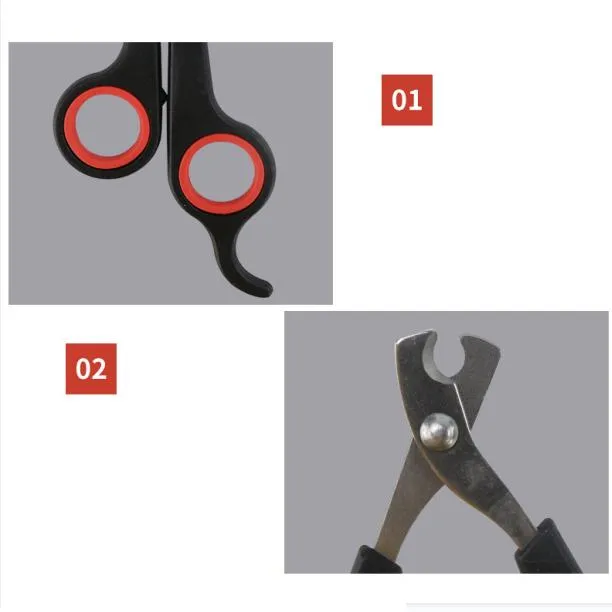 Pet Grooming Trimmer Scissors Stainless Steel Dog Nail Clipper