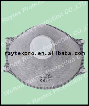 High quality FFP2 Valve Respirator With Active Carbon