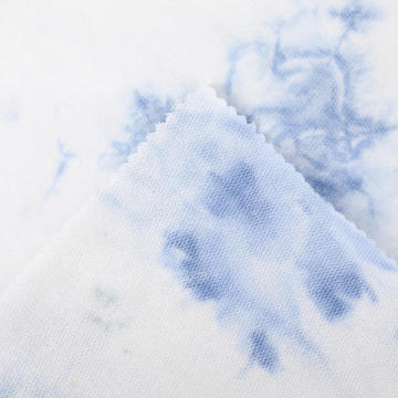 CVC Terry Tie Dye BCI Cotton tissu