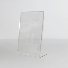 Vertical Menu Display Stand Clear Acrylic Sign Holder?