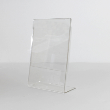 Vertical Menu Display Stand Clear Acrylic Sign Holder?