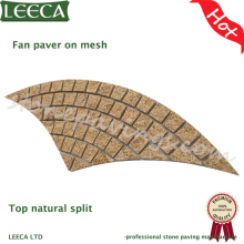 Mesh backed patio stone china granite driveway pavers