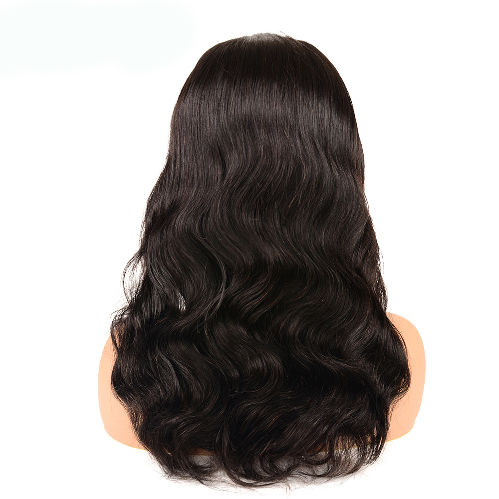 Raw Unprocessed Indian Hair U Part Body Wave 4*4 Closure Wig Virgin Human Hair