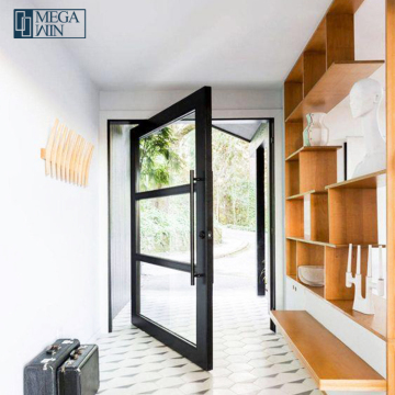 Aluminum sliding doors with toughened glass