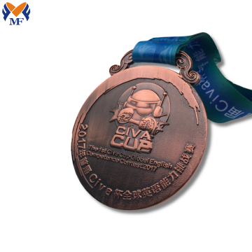 Custom metal 3D solid sport medals