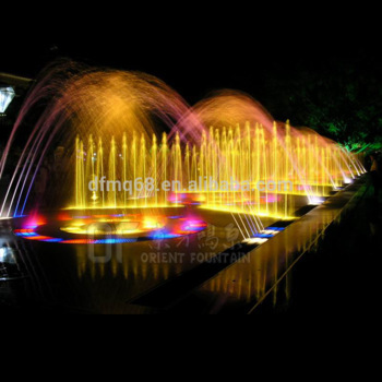 Colorful Musical Fountain Outdoor