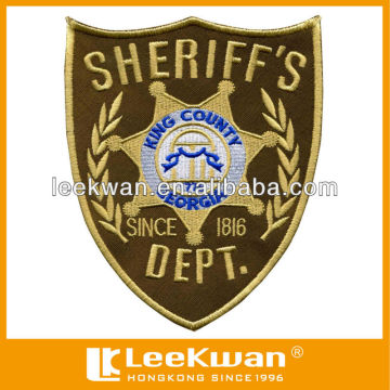 Department logo embroidery patch badge