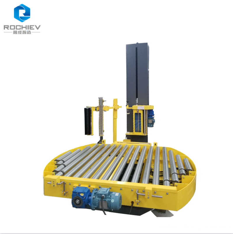 Automatic pallet wrapping machine