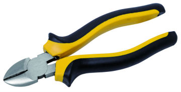 Double color dipped handle diagonal cutting pliers