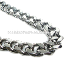 Fashion High Quality Metal Stainless Steel Faceted Curb Chain