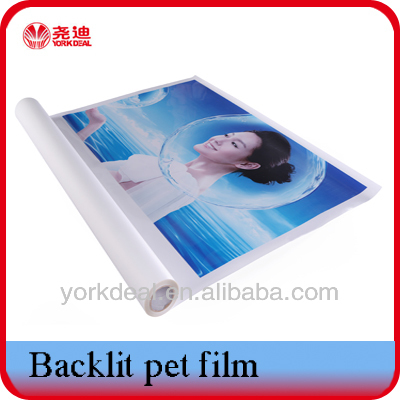 100um water based backlit pet film in china