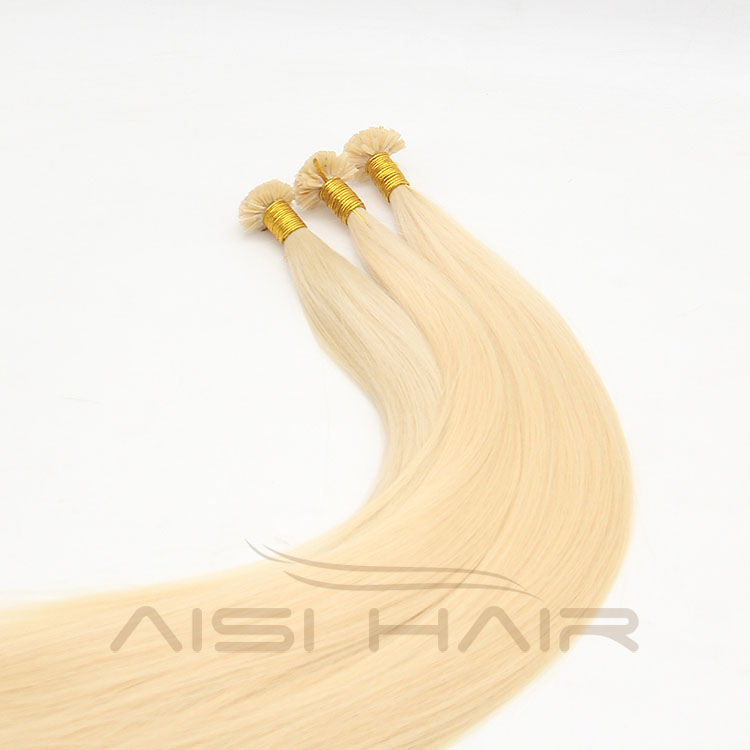 Aisi Hair Wholesale Factory Price Double Drawn Russian Hair U Tip/I Tip/Nail Hair Extension