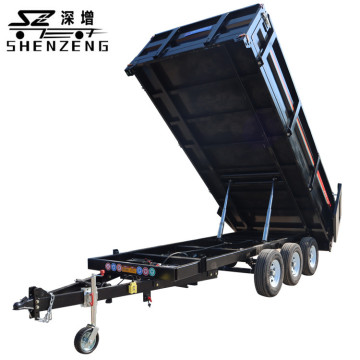 Tandem Utility Cargo Car Trailer Dump Trailer