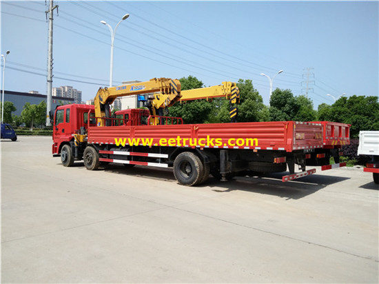 DFAC 6x2 12ton شاحنة مع رافعات