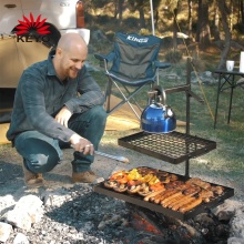 Campfire Cooking BBQ Adjustable Outdoor Dual Cooking Swing camping barbecue Grill