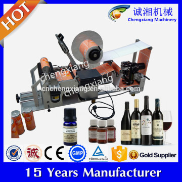 Manual bottle labelling machine,manual adhesive labeling machines for round bottle