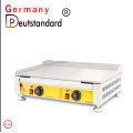 Flat electric griddle stainless steel machine