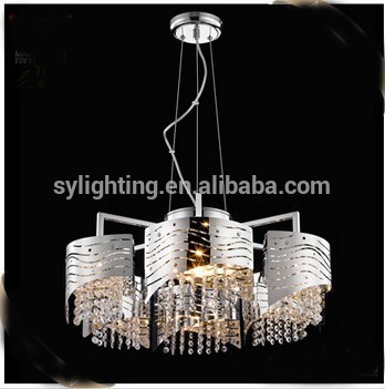 2016 new design modern crystal chandelier led ceiling light for hotel for villa