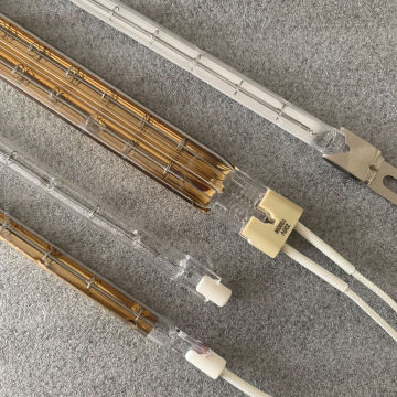 Quartz Infrared Halogen Heating Element Lamp