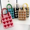 Mini Polyester Love Mini Phone Bag