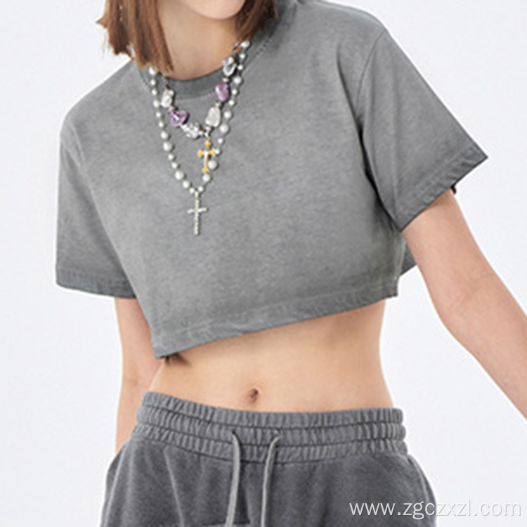 New Pure Desire Sweet Cool Sexy Navel T-Shirt
