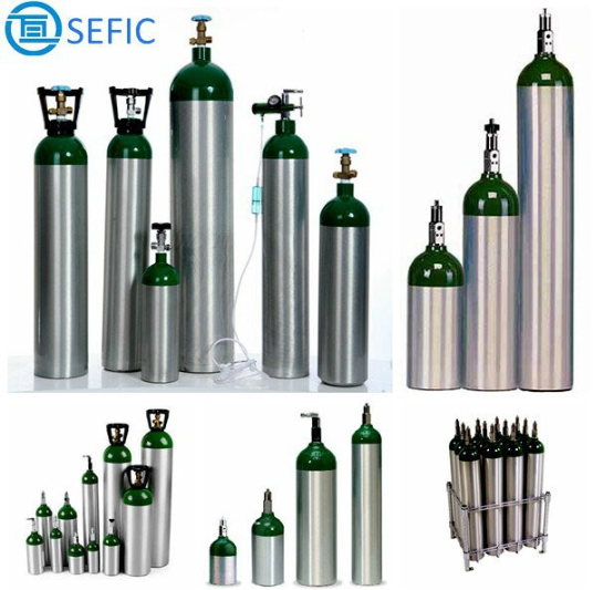 Pakistank philippines market Type size M9 MD ME medical aluminum oxygen cylinder 2.82L 4.64L