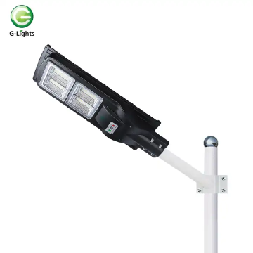 IP65 impermeable al aire libre 40W 80W todo en una luz solar LED integrada