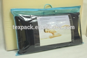 Easy carry Clear plastic bags for packing pillow