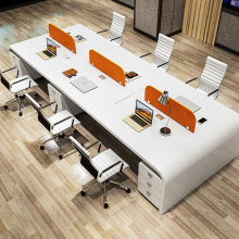 Modern Modular 4-Person Workstations for Open Plan Offices